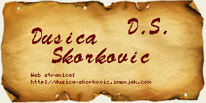 Dušica Skorković vizit kartica